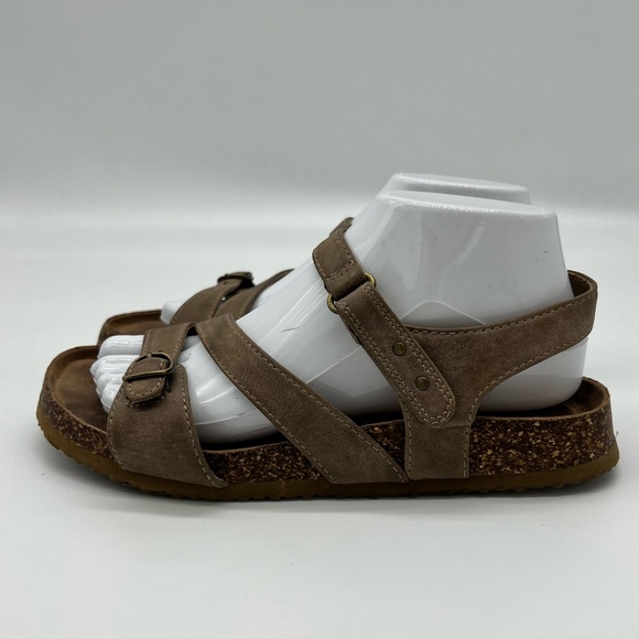 yuu peyton womens footbed sandals